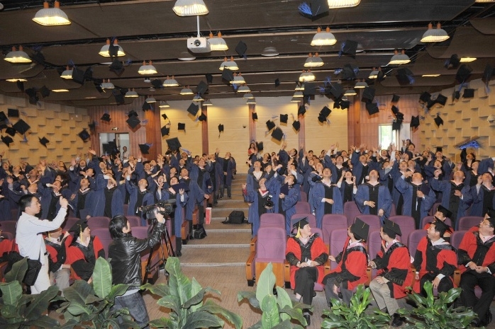 2010年MBA/EMBA毕业抛帽 2010年MBA/EMBA毕业抛帽