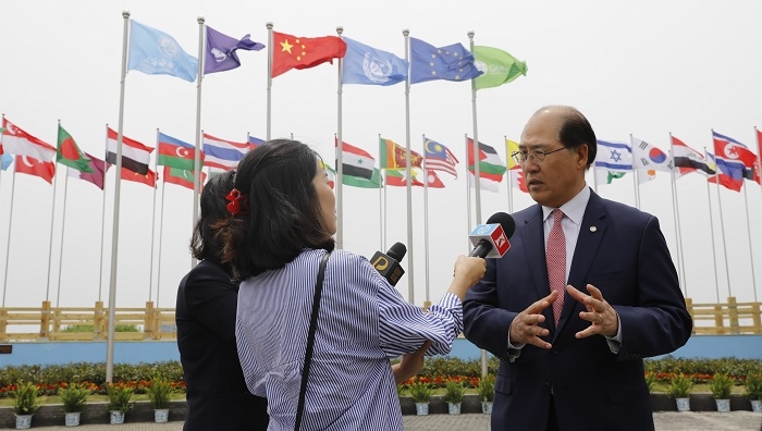 国际海事组织（IMO）秘书长林基泽先生（Kitack Lim）接受采访