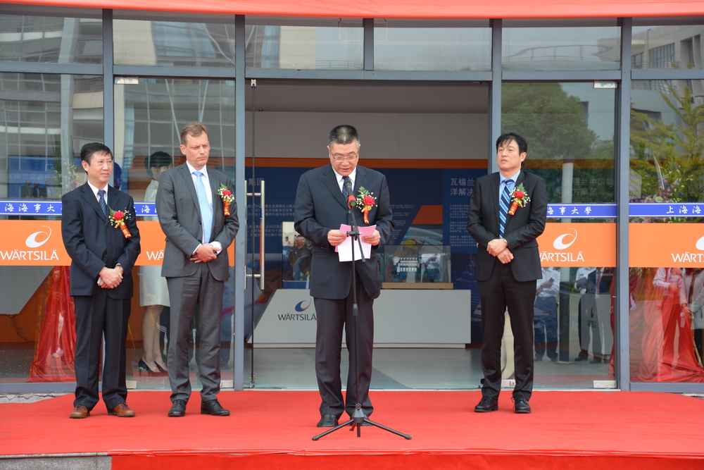 上海海事大学瓦锡兰展示厅揭幕