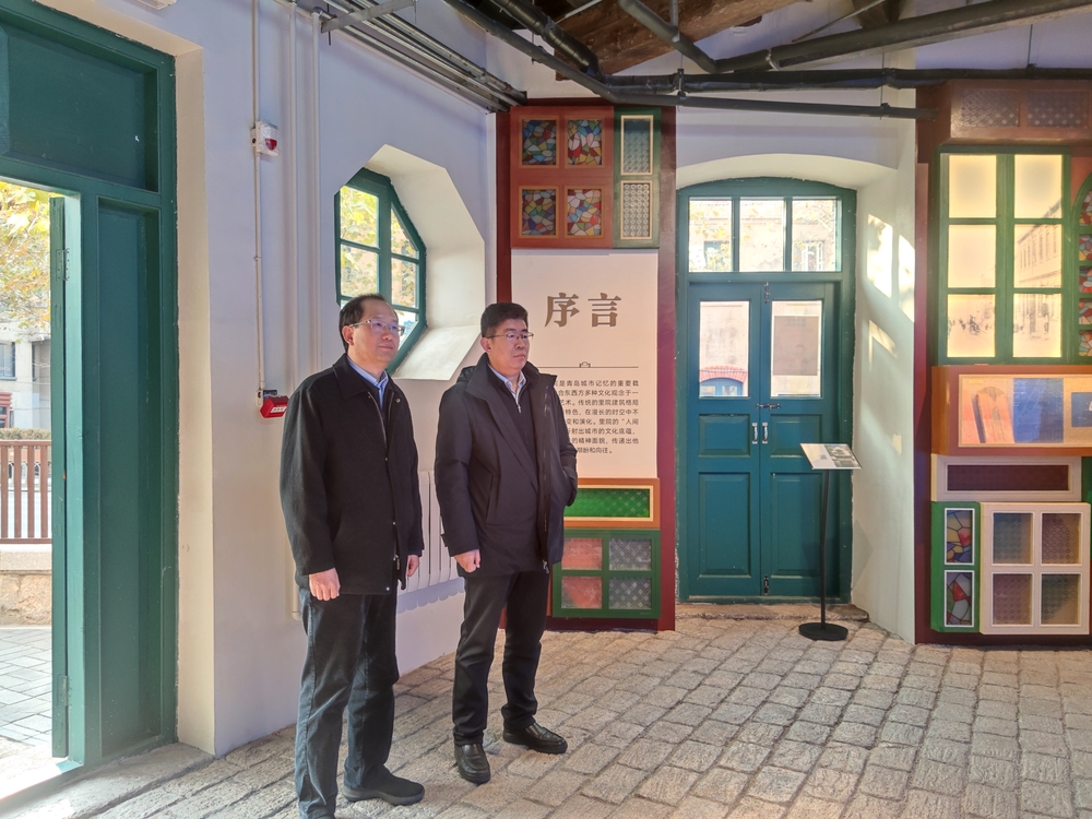 考察青岛国际邮轮港区与历史文化街区