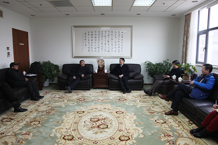 中国极地研究中心党委书记袁绍宏一行来访