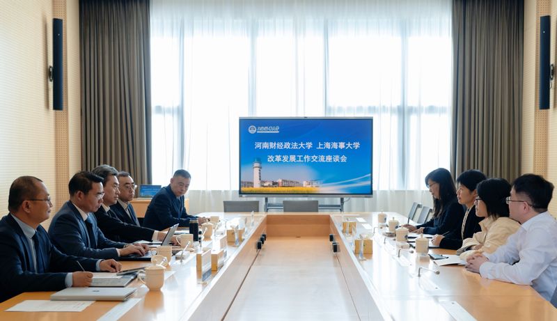 河南财经政法大学副校长陈晓景一行来校访问交流