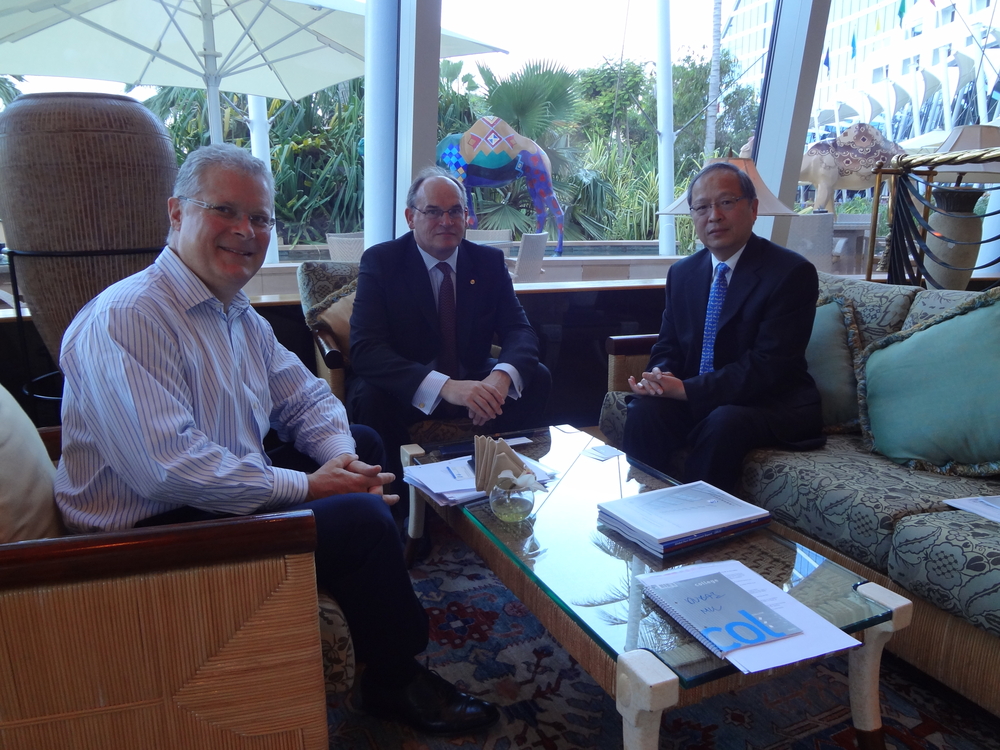 党委书记於世成一行应邀参加波罗的海国际航运公会“2014年航运展望”年会