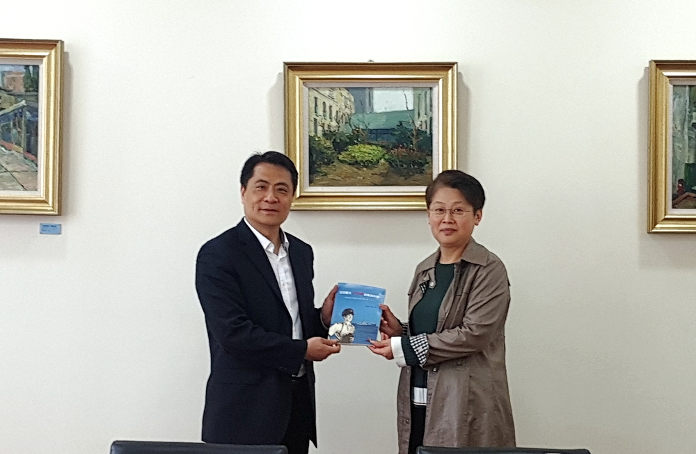 中国航海博物馆副馆长一行来校调研