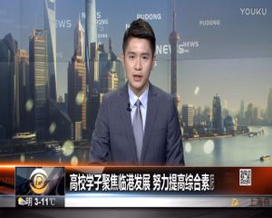 浦东电视台报道高校学子聚焦临港发展，努力提高综合素质