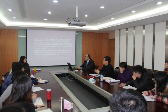 意大利塔兰托港务局局长Sergio Prete教授到上海国际航运研究中心开展合作研究