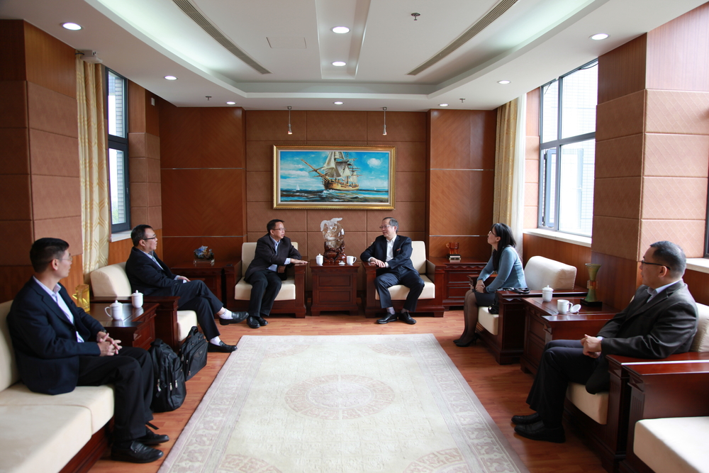 於世成书记会见林健副总裁一行