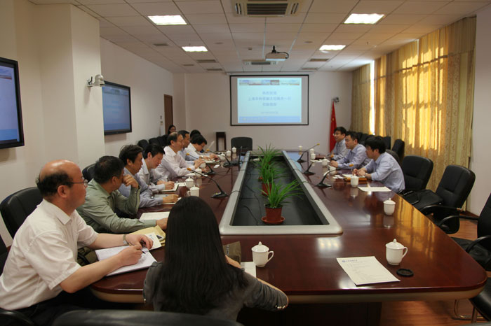 上海市科委副主任陈杰一行来校调研指导工作