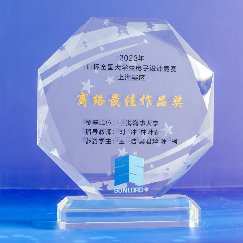 商络最佳作品奖杯
