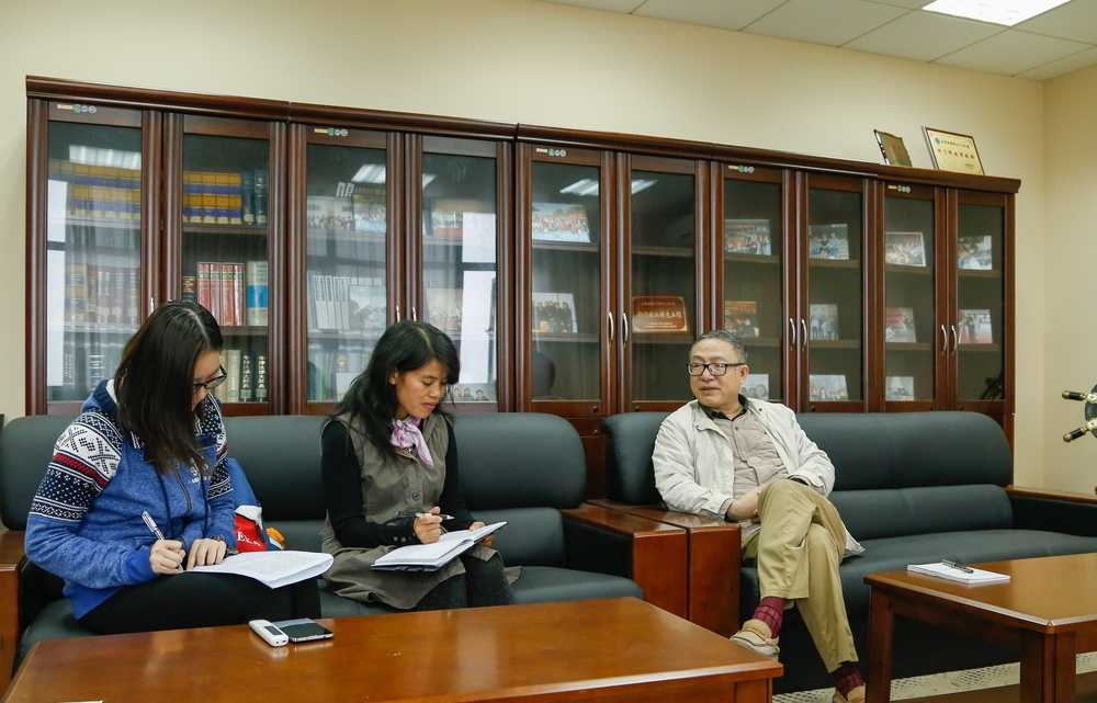 蒋正雄老师接受采访