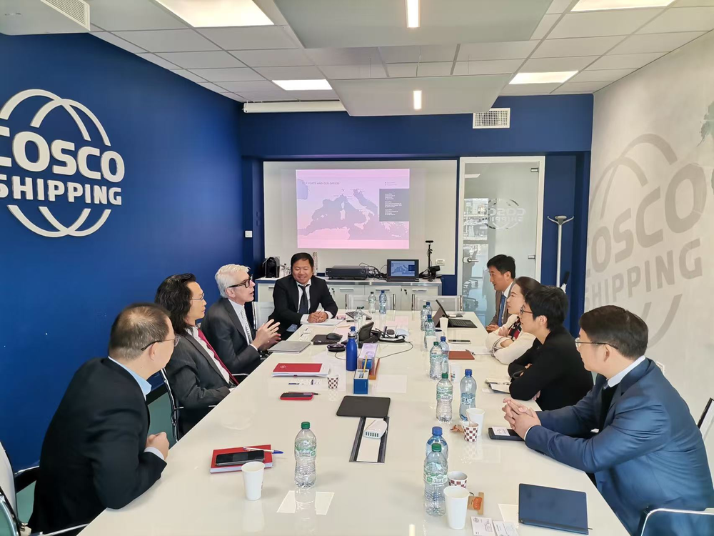 访问中远海运集运意大利公司