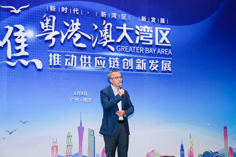 中共广州市委常委、南沙区委书记蔡朝林致辞