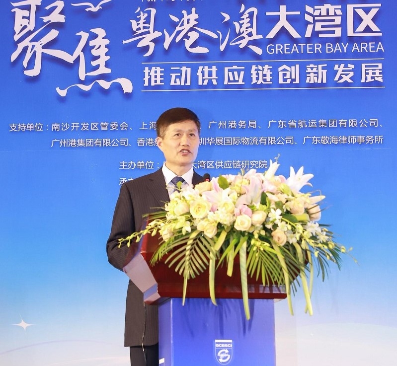 南沙开发区管委会副主任潘玉璋致辞