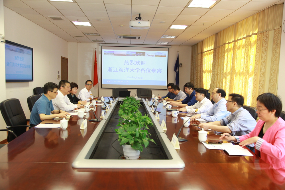 浙江海洋大学党委副书记叶舟一行来校访问