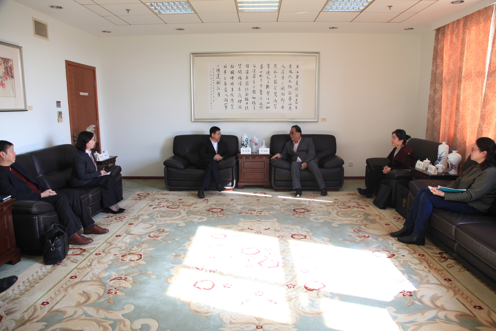 皇家加勒比游轮有限公司亚洲区主席刘淄楠校友一行来访