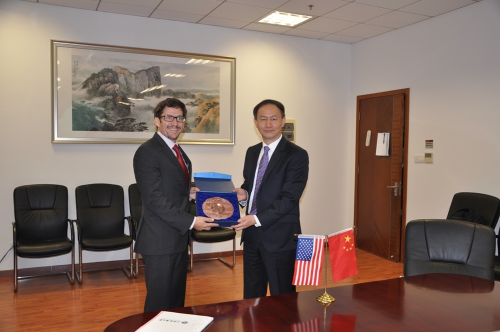 美国加州大学河滨分校常务副校长一行来校访问