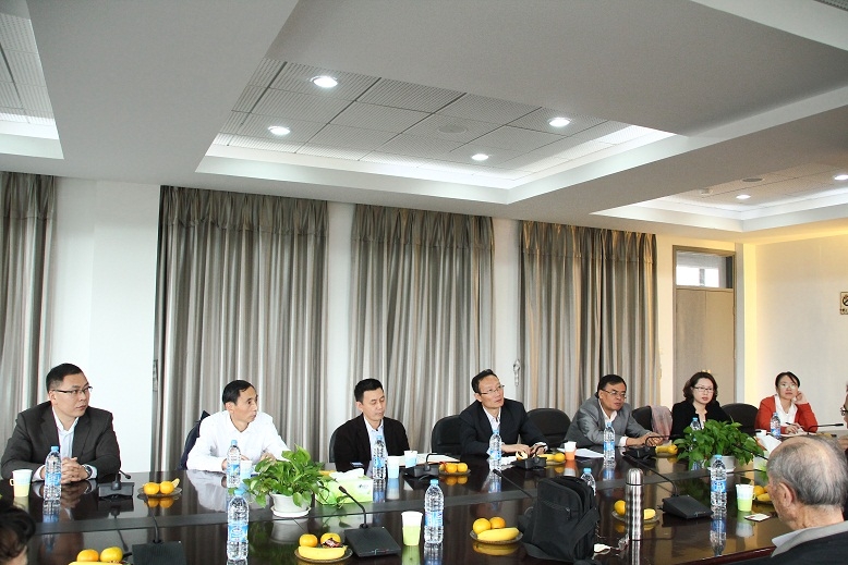 黃有方校长亲切会见深圳国泰安信息技术有限公司董事长陈工孟校友