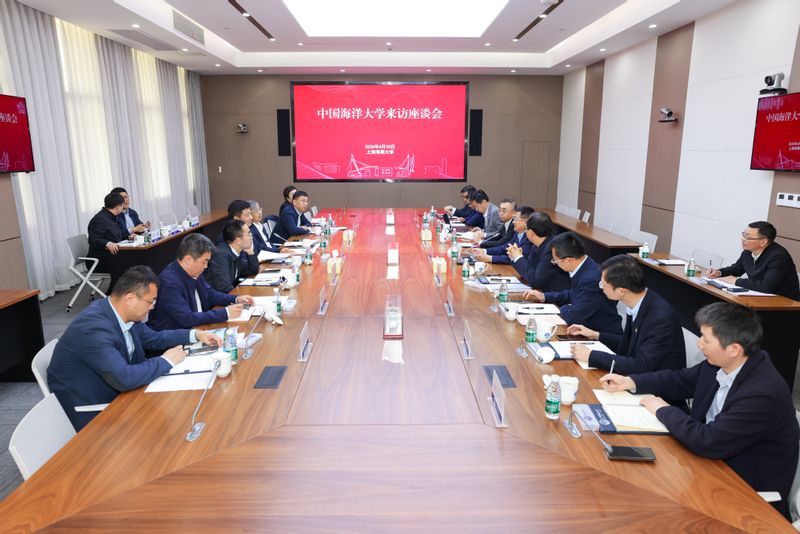 中国海洋大学党委书记李明一行来校调研