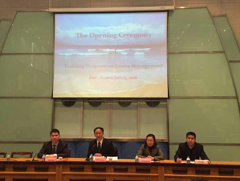 我校第一期留学生“邮轮管理”培训项目正式开班
