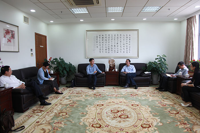 北京中科创大创业教育投资管理有限公司总经理刘继军一行来访