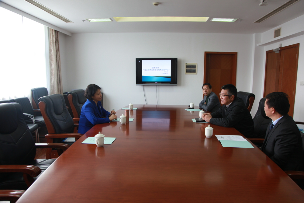 教育部语言信息文字管理司田立新副司长来访