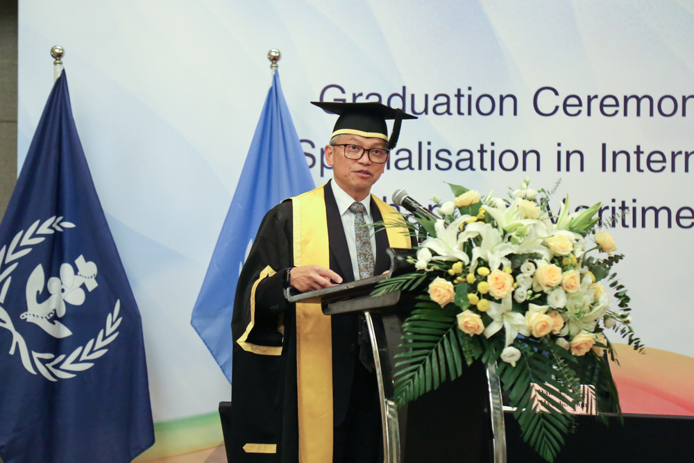 世界海事大学校长小马克西莫•梅西亚致辞