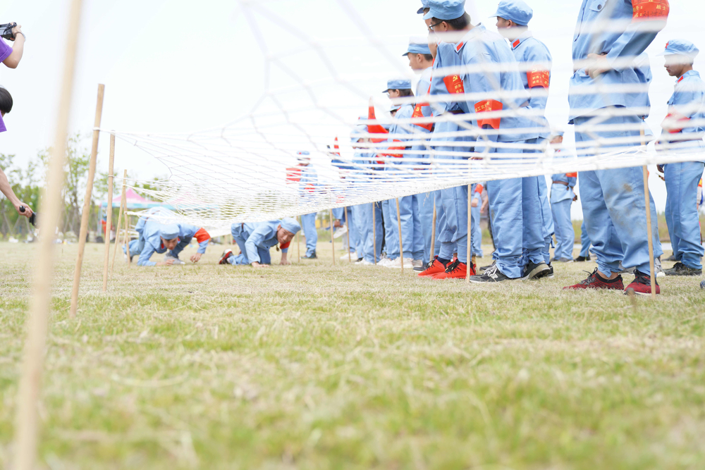 “红军行”活动现场