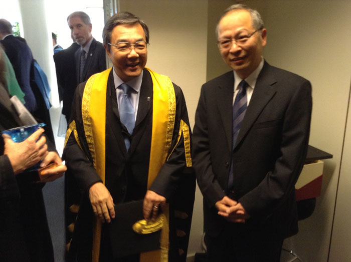 於世成书记应邀参加世界海事大学建校30周年庆典等活动