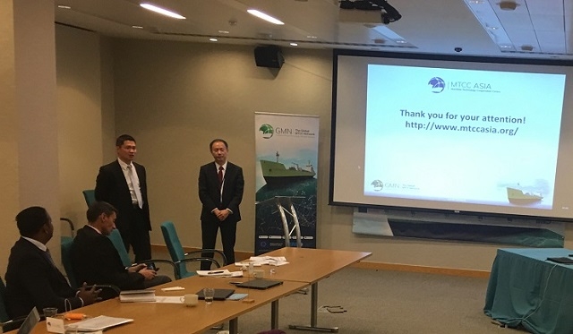 金永兴书记、阮巍院长在海事技术研讨和能力建设会议上作MTCC-Asia工作报告