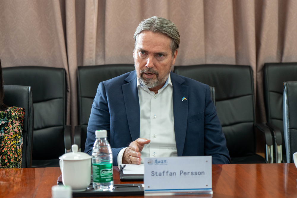 爱达邮轮海事运营高级总监Staffan Persson讲话