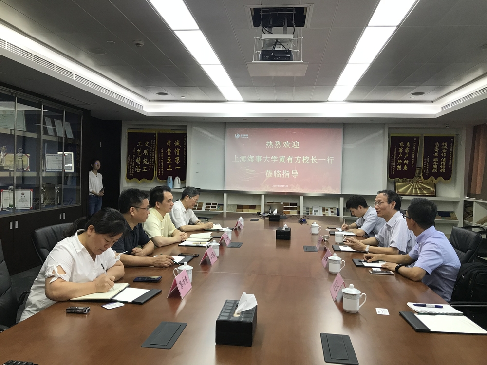 黄有方校长走访上海部分校友企业