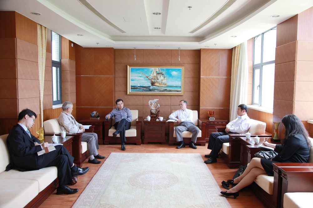 新加坡韦立国际集团总裁孙修顺一行来访