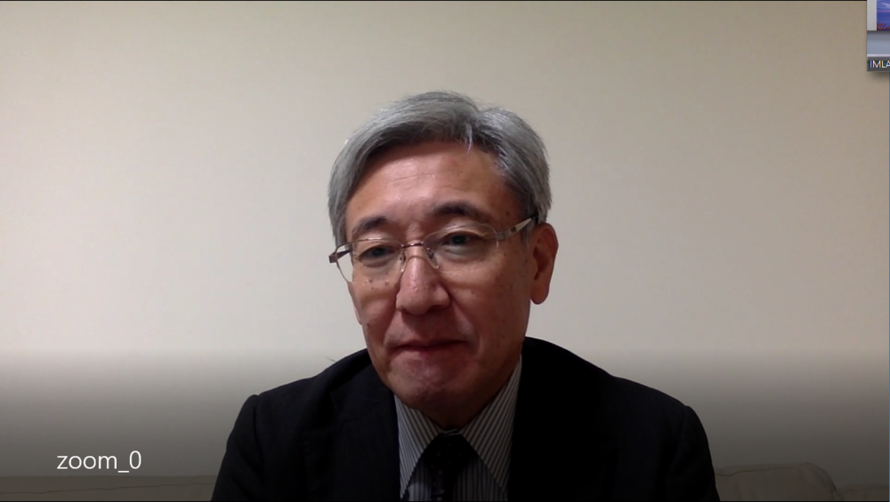 国际海事大学联合会（IAMU）秘书长Takeshi Nakazawa教授做专业交流