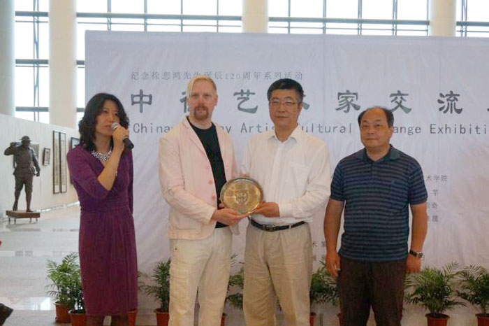 中德艺术家交流展顺利开幕