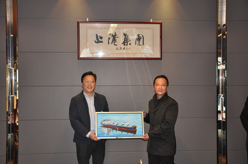 严伟副校长一行走访上海国际港务（集团）股份有限公司