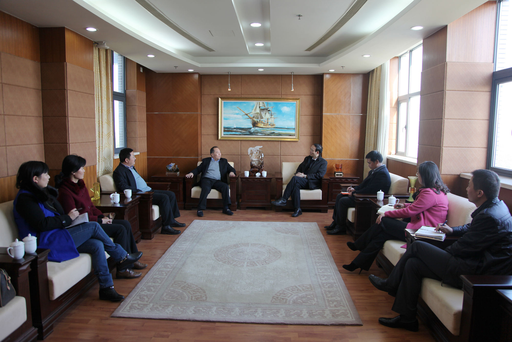 江阴港港口集团股份有限公司董事长、总裁华江一行来访