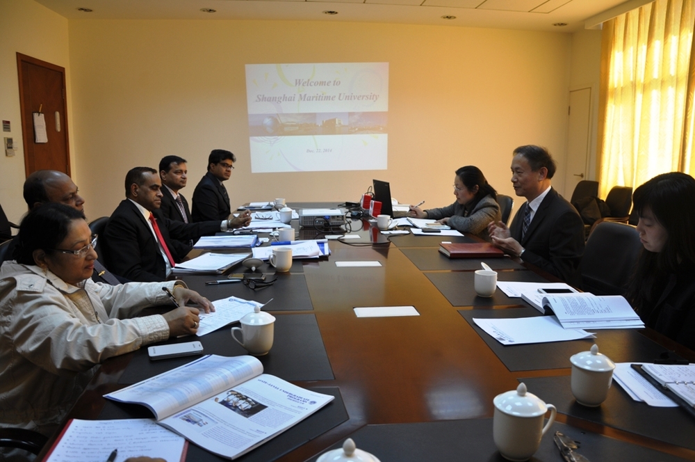 孟加拉国谢赫•穆吉布•拉赫曼海事大学校长Baten海军少将一行来校考察