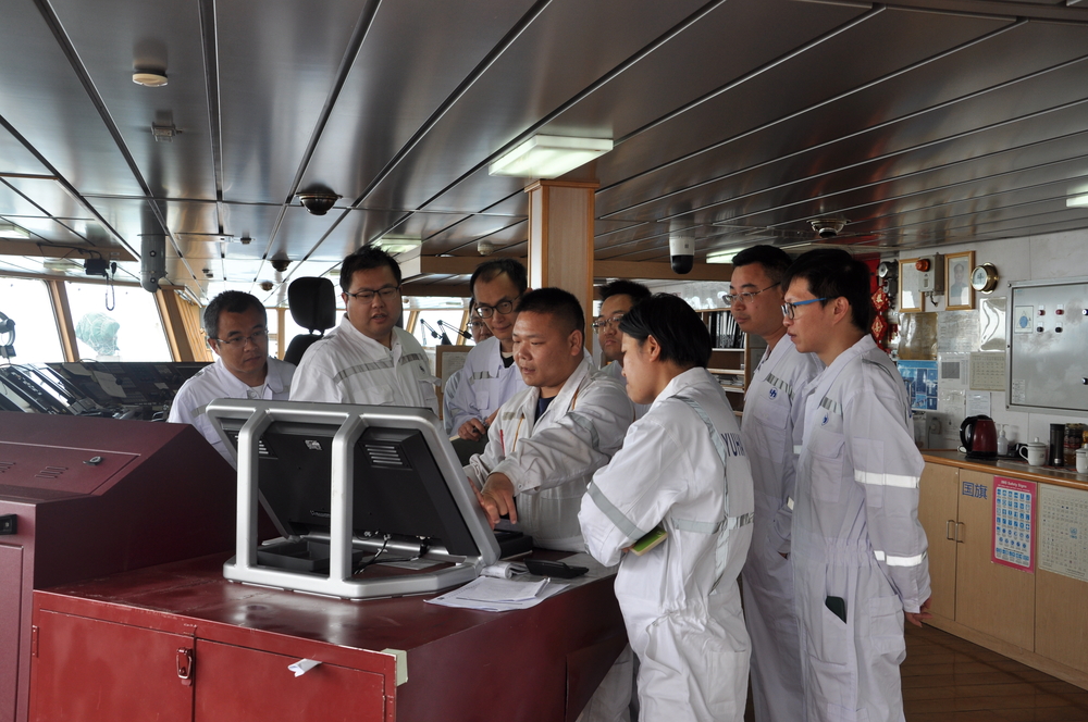 驾驶台观摩学习