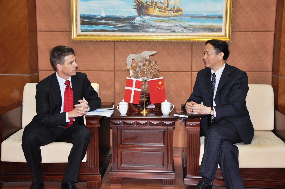 金永兴副校长会见丹麦诺登轮船有限公司副总裁