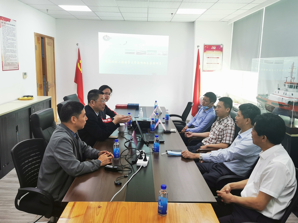  陆靖校长一行走访中海油珠海船舶服务有限公司