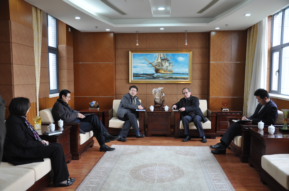 浦东新区统战部部长陈庆善一行来访