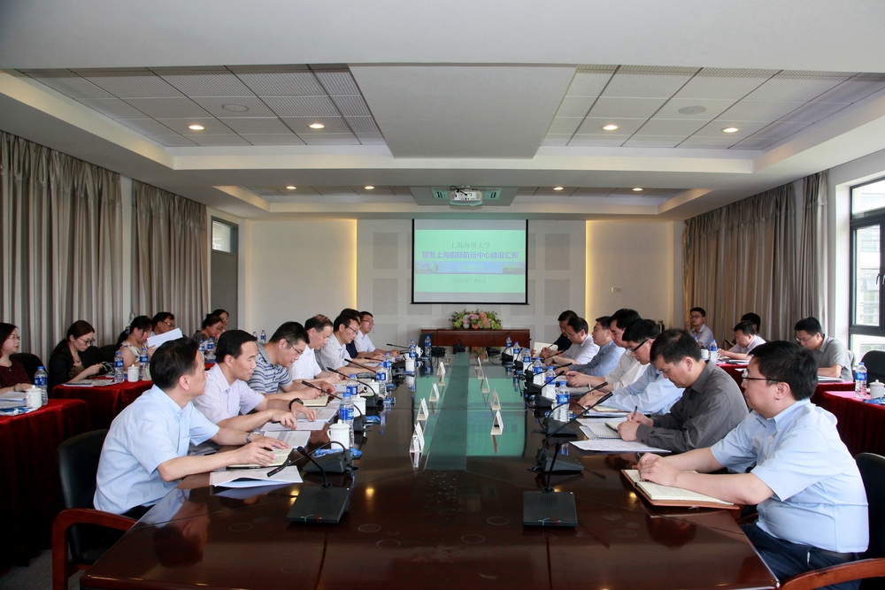 上海市副市长蒋卓庆一行来上海海事大学调研