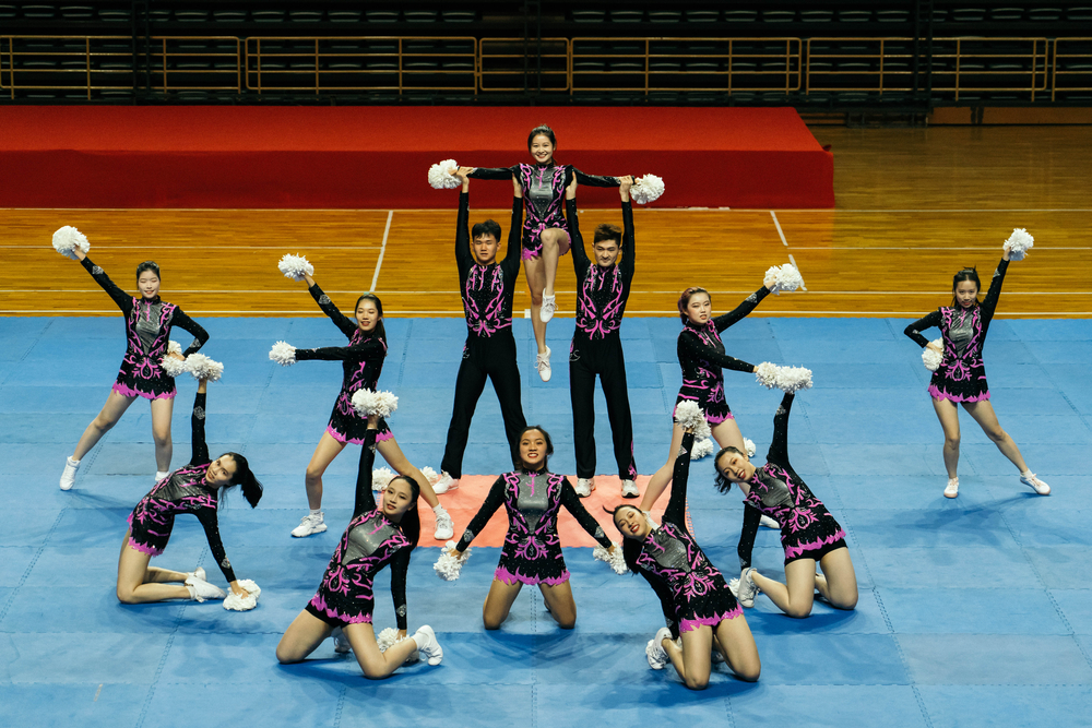 健美操队2队获 Game Day战歌项目一等奖