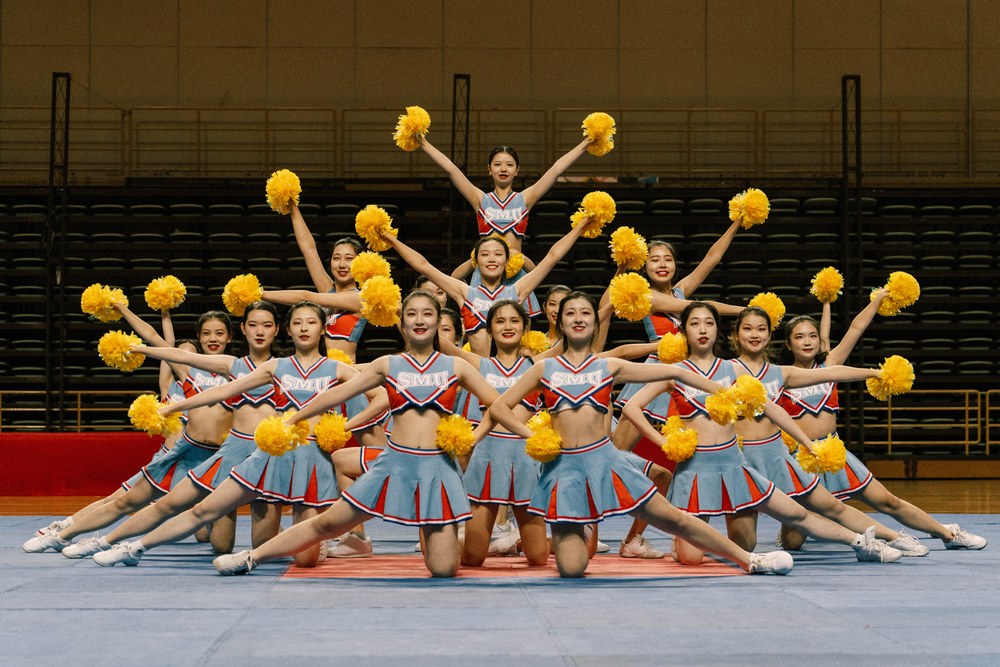 健美操队1队获 Game Day战歌项目一等奖