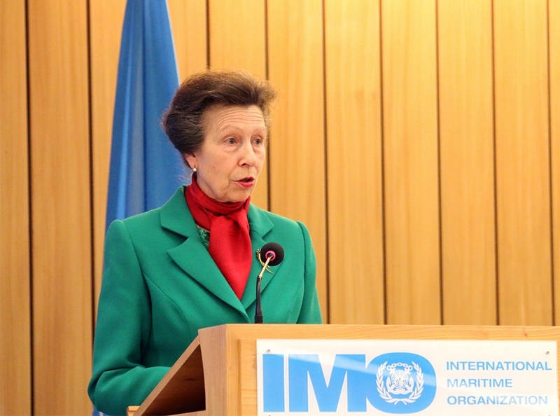 英国安妮公主在第100次海安会上做主题演讲