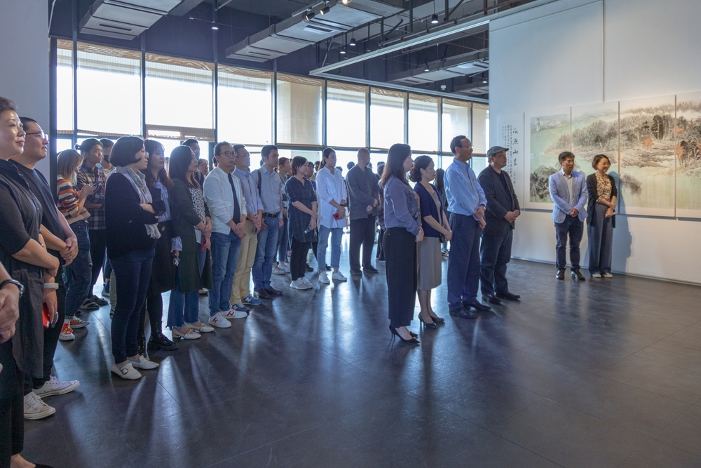 “爱我海大”师生书画作品展开幕式