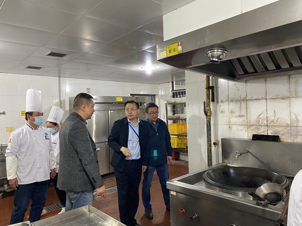 调研食堂工作