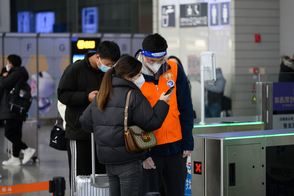 志愿者在岗服务