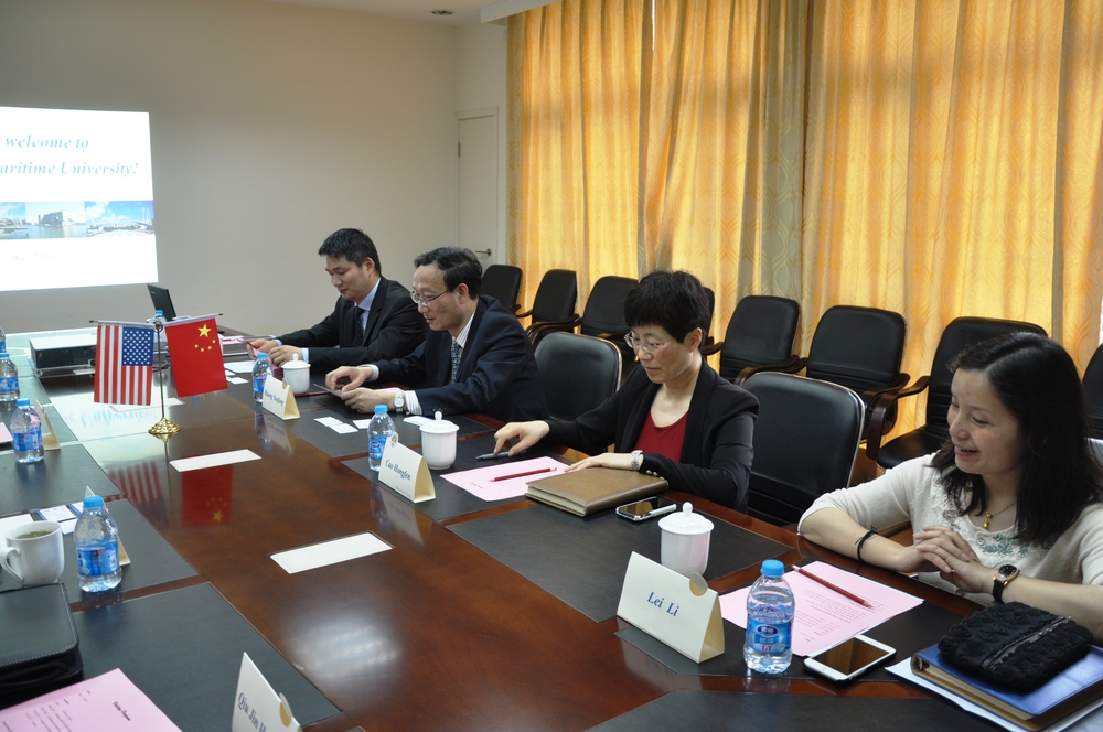 美国欧道明大学教务长兼副校长来访