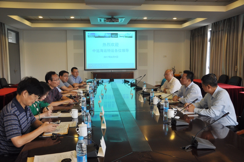 中远海运特种运输股份有限公司副总经理蔡梅江一行来访
